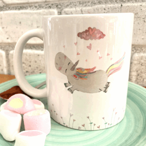 Unikornis bögre - repülő unikornis