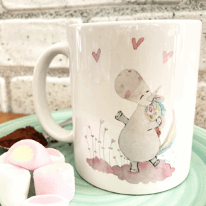 Unikornis bögre - táncoló unikornis